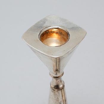 A pair of candlesticks by Thore Eldh for K&EC in Göteborg, 1960s.