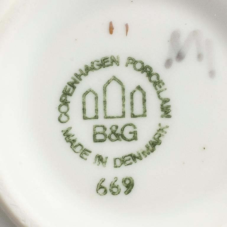 SERVIS "Måsen" 32 dlr Bing 
& Gröndahl Danmark 1800-talets andra hälft/1900-tal porslin.
