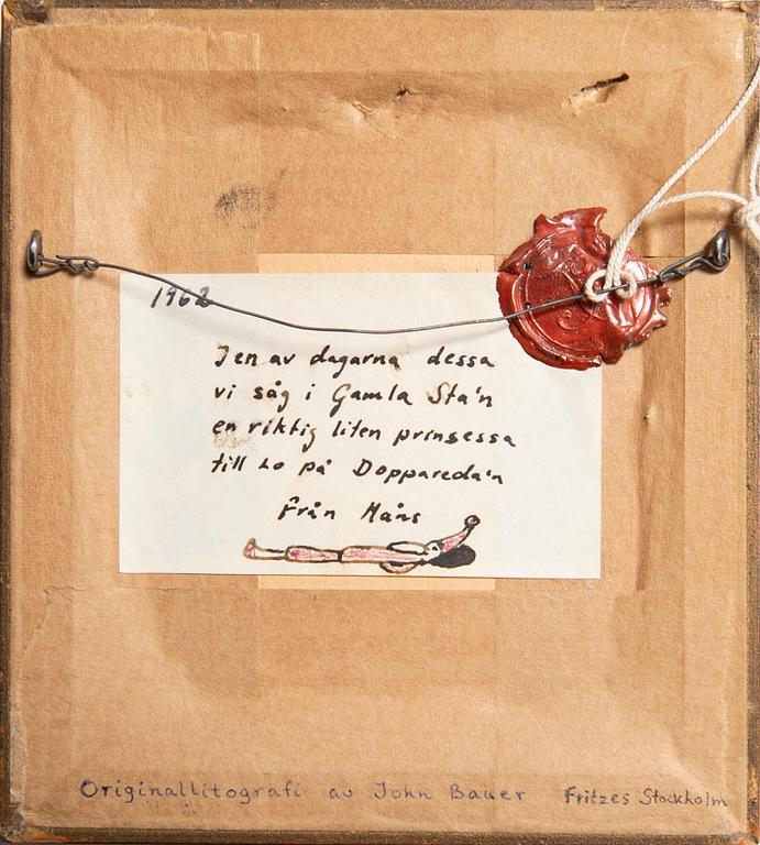 John Bauer, "Prinsessan och småtrollen".