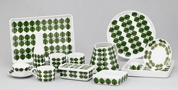 SERVISDELAR, 41 st, flintgods, Berså, Stig Lindberg, Gustavsberg.