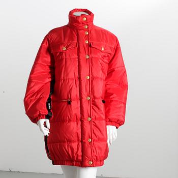 JACKET, Chanel, red down jacket.