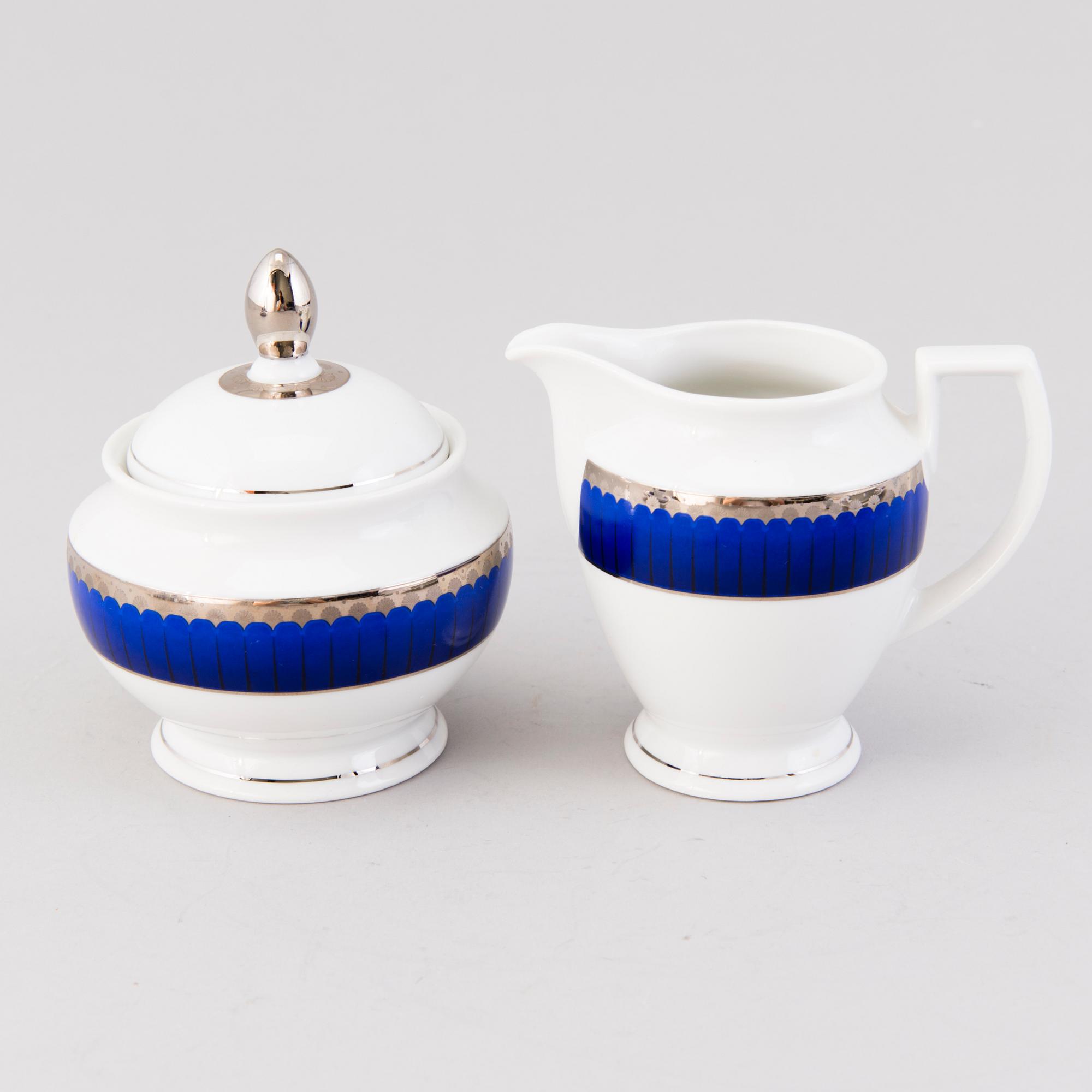 SIGVARD BERNADOTTE, MAT- och KAFFESERVIS, 29 delar, "Christineholm"/"Marianne".