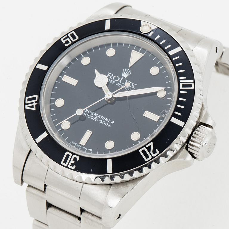 ROLEX, Oyster Perpetual, Submariner, wristwatch, 40 mm.