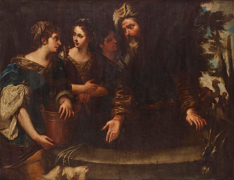 Giuseppe Maria Crespi (Lo Spagnuolo), circle of, Rebecka by the well.