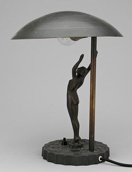 BORDSLAMPA, art déco, 1920-tal.