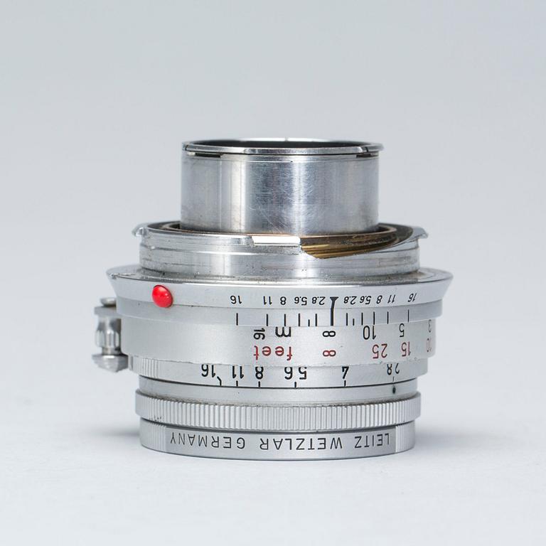KAMERAOBJEKTIV, Leitz Wetzlar 1933780 Elmar 1:2/50.
