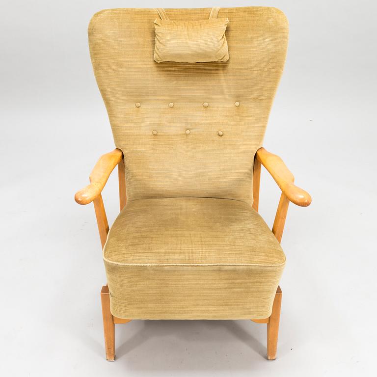 A 1950's armchair, unknown designer model 'Koti 2407' (Home), Asko Finland.