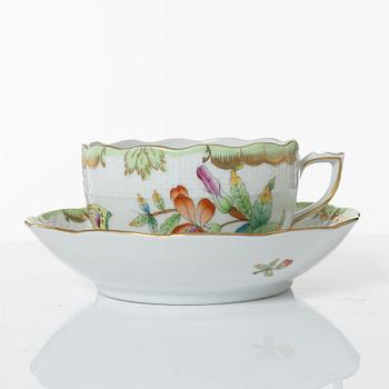 A 68-piece 'Queen Victoria' dinner service, Herend, Hungary.