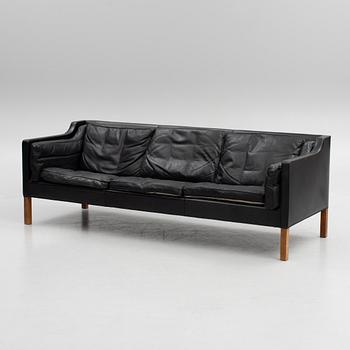 Børge Mogensen, a model '2213' sofa and a model 2431 armchair, Fredericia Stolefabrik, Denmark.
