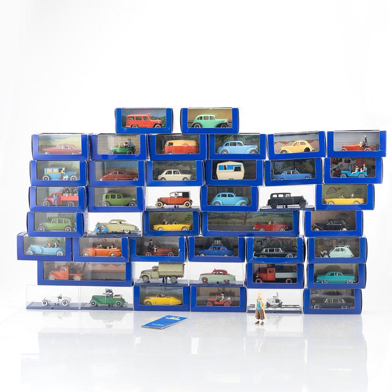 Model cars, 40 pcs, Tintin, Hergé-Moulinsart.