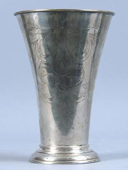 BÄGARE, silver, rokokostil, C G Hallberg, 1934. 340 gr.
