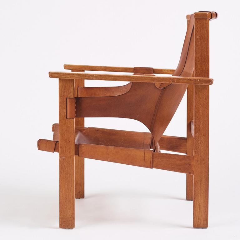 Carl-Axel Acking, a first edition "Trienna", easy chair, cabinetmaker Torsten Schollin, 1950s. Provenance Carl Axel Acking.