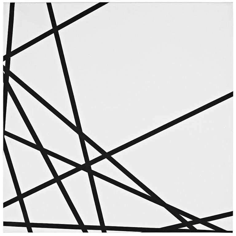 Francois Morellet, "10 lignes au hasard".