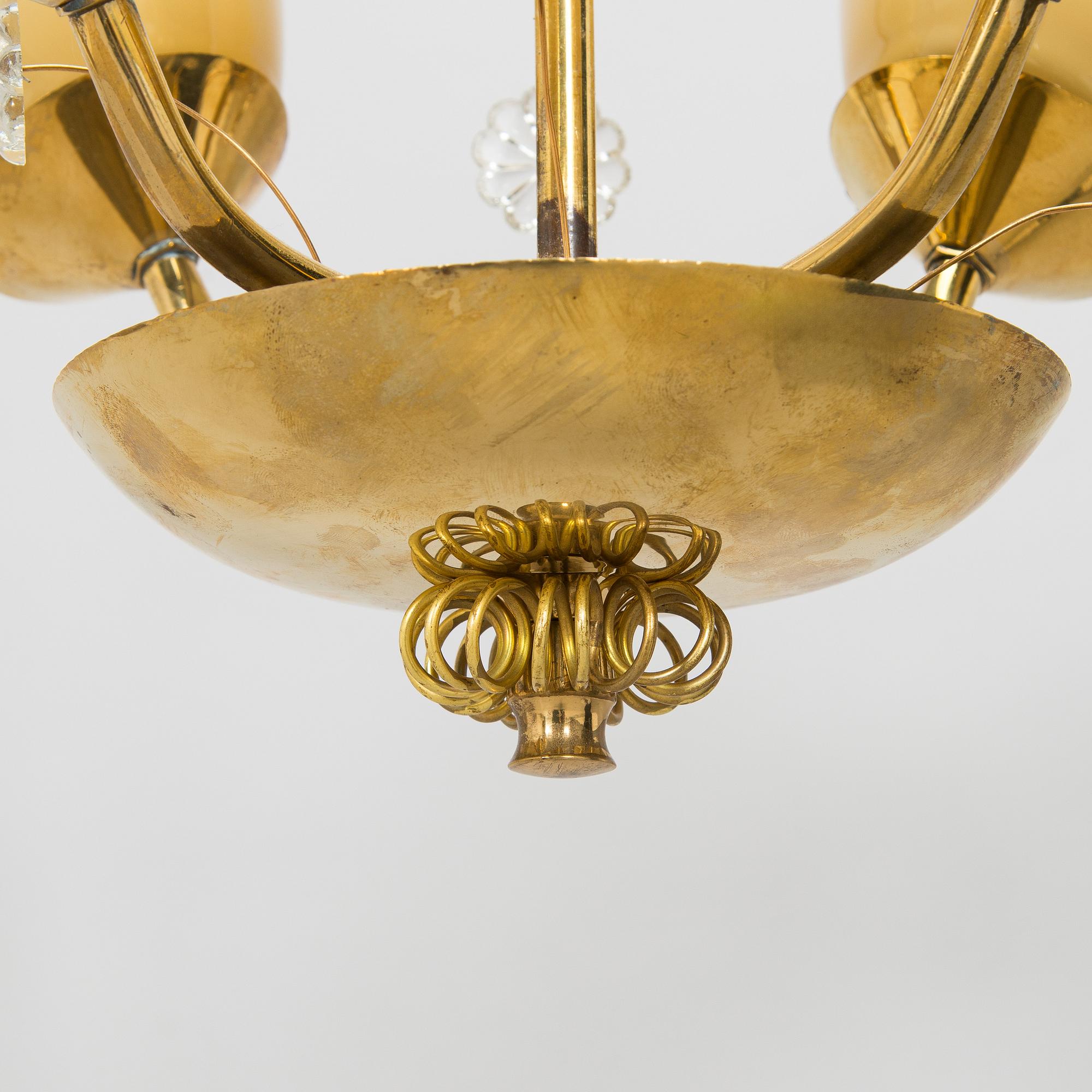 Taklampa, 1900-talets mitt.