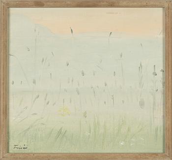 Vera Frisén, oil on canvas/panel, signed.