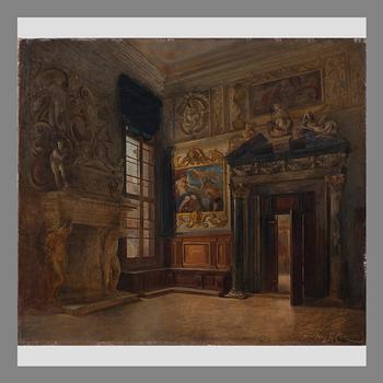 VLADIMIR SVERTCHKOFF, INTERIOR FROM A PALAZZO IN VENICE.