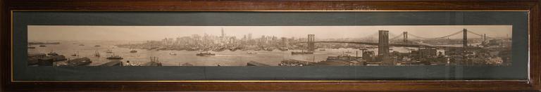 TRYCKBILD, panorama, 015597 New York skyline, Detroit Publishing Co, 1908.