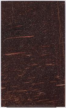 A late Gustavian console table in the manner of P Ljung, late 18th century. Stone top in porphyry.