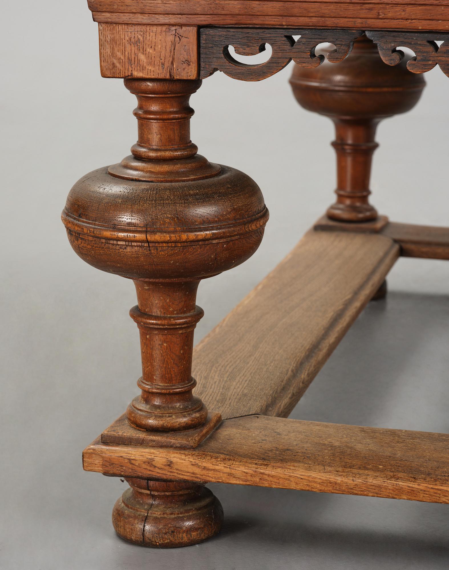A Dutch baroque table, early 18th century.
