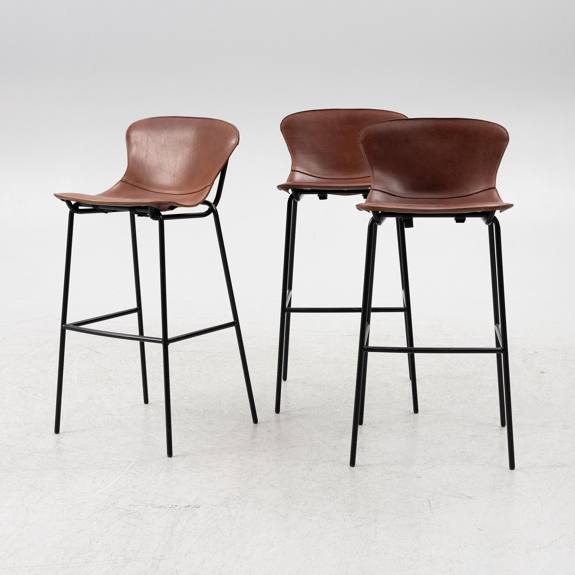 Axel Bjurström, barstolar, 3 st, "Hammock", David Design.