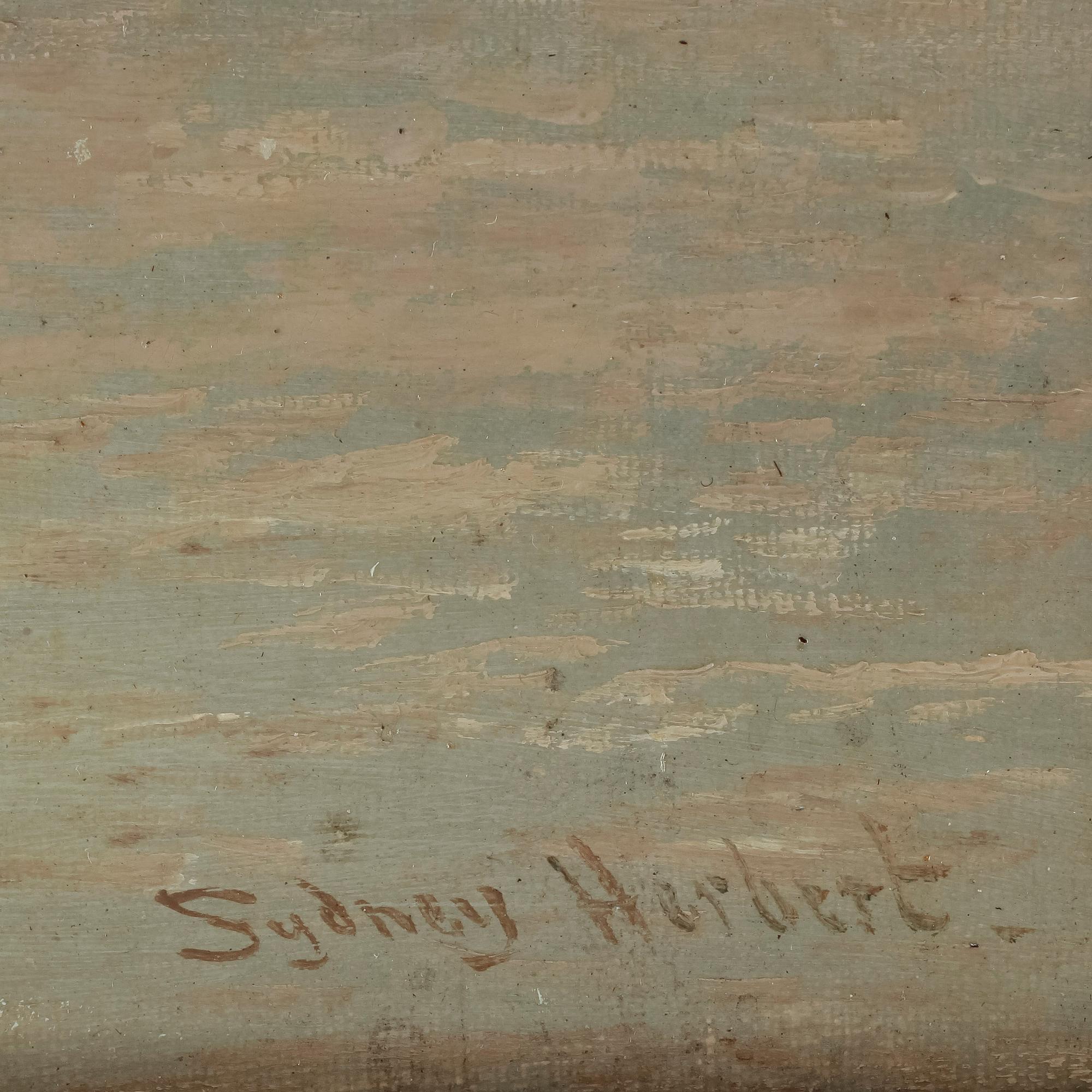 SYDNEY HERBERT, olja på duk, sign.