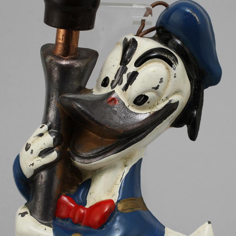 VÄGGLAMPA, metall, 1900-talets mitt.