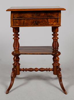 DAMARBETSBORD, nyrenässans, sent 1800-tal.