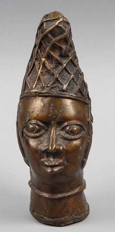 SKULPTUR, brons, Afrika, 1900-talets senare hälft.