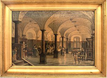 Decorative Paintings, 2 pcs, circa 1900.
