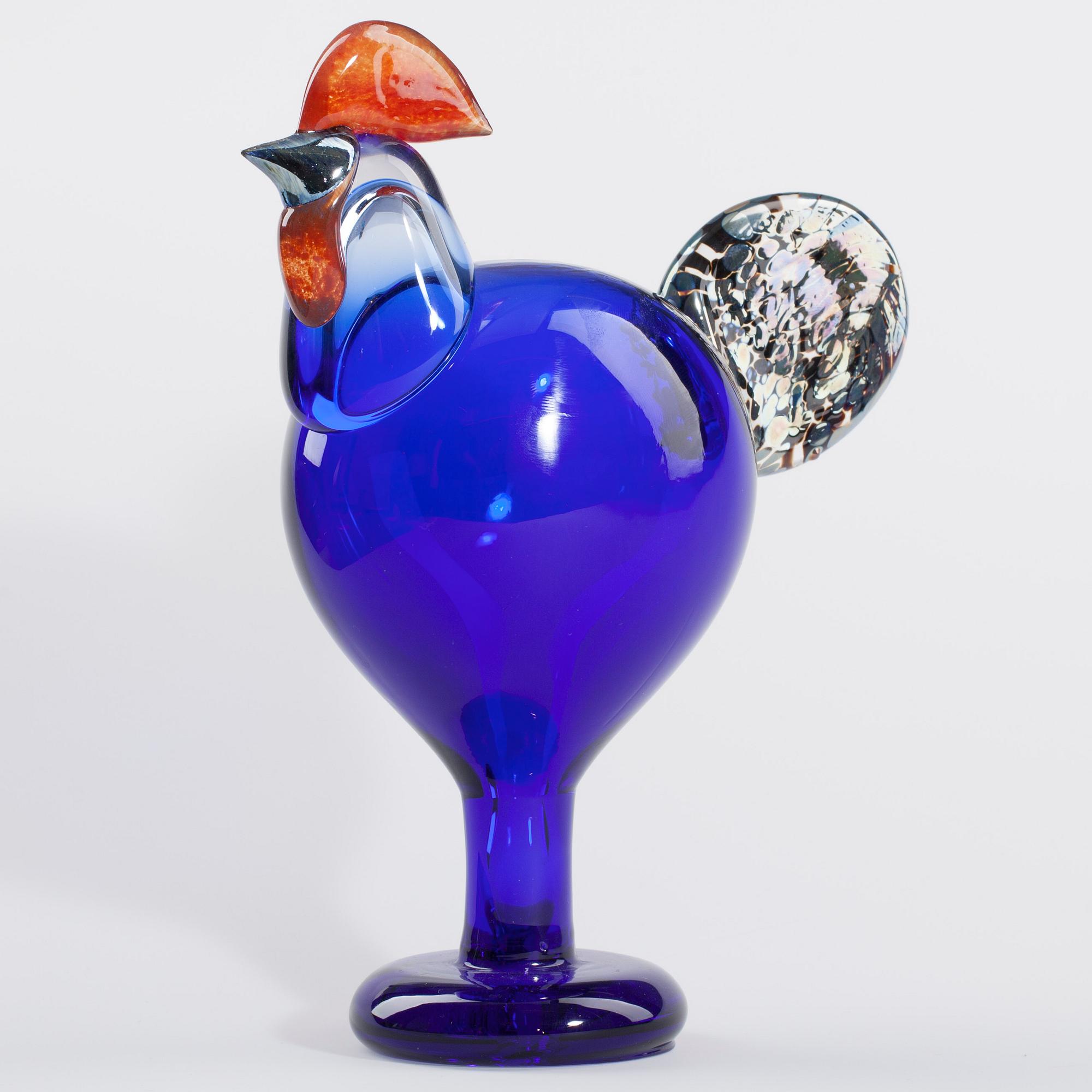 FIGURIN, glas, signerad O. Toikka, Nuutajärvi 1997, 25 års jubileums utgåva.