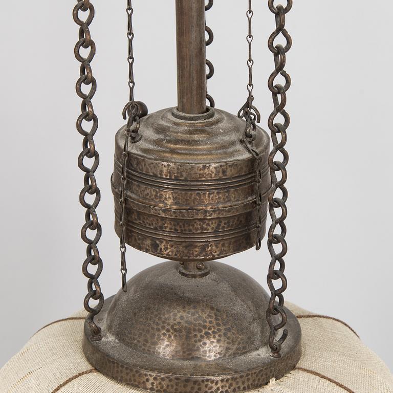 Counter weight light, early 20th century.