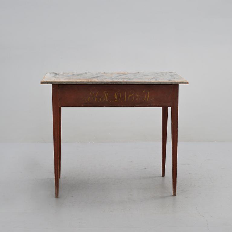 BORD, daterat 1851.