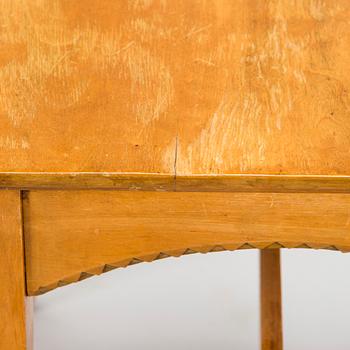 Yrjö Blomstedt, kirjoituspöytä ja jakkara, 1898.