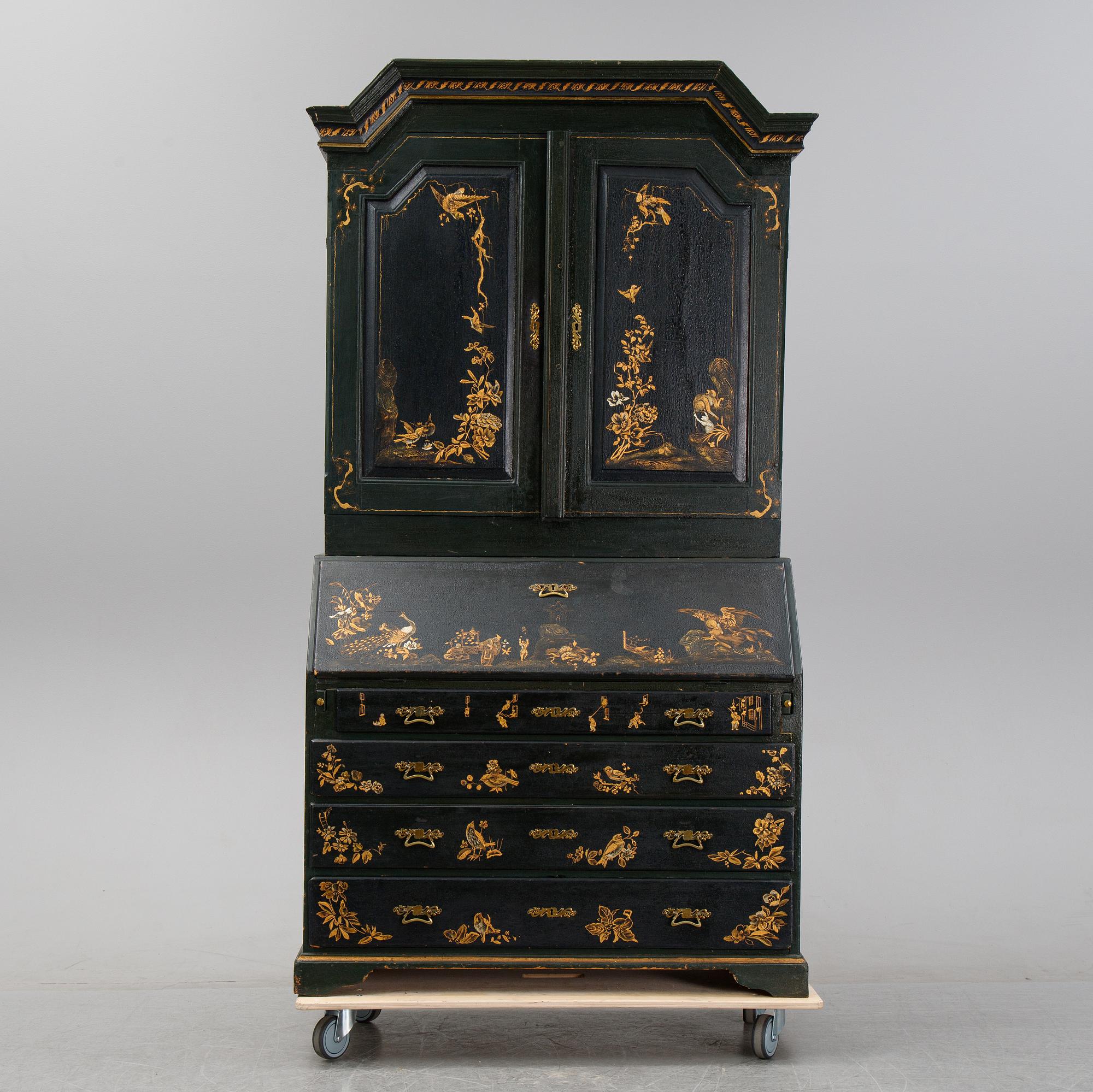 A painted 18th Century cabinet.