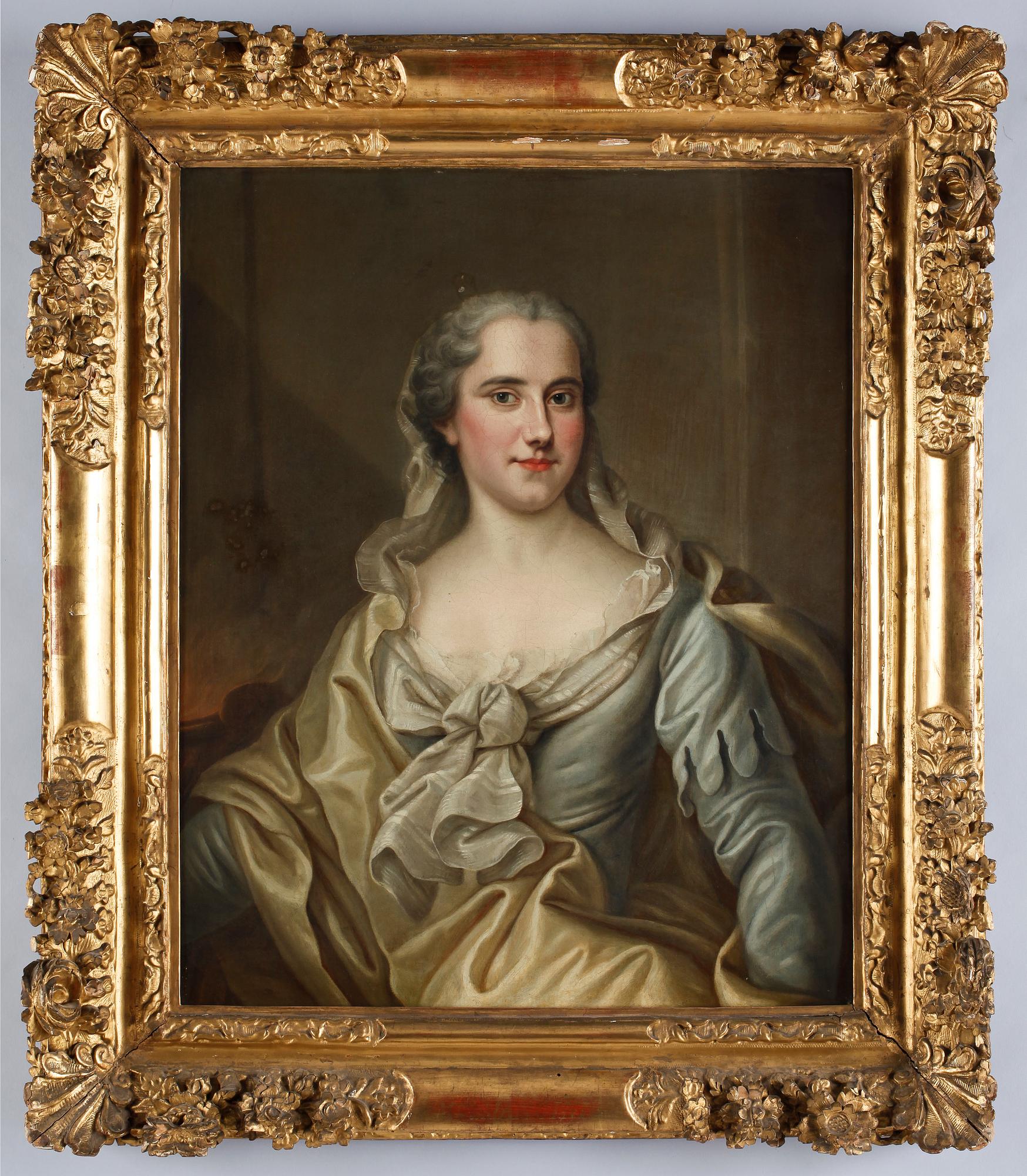 OKÄND KONSTNÄR, olja på duk, 1700-tal.
