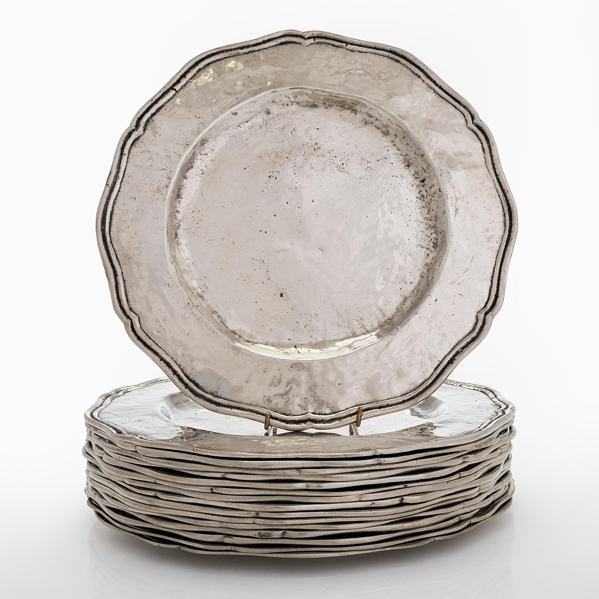 Katelautasia, 16 kpl, tinaa, Fecit VCM, Portugali.