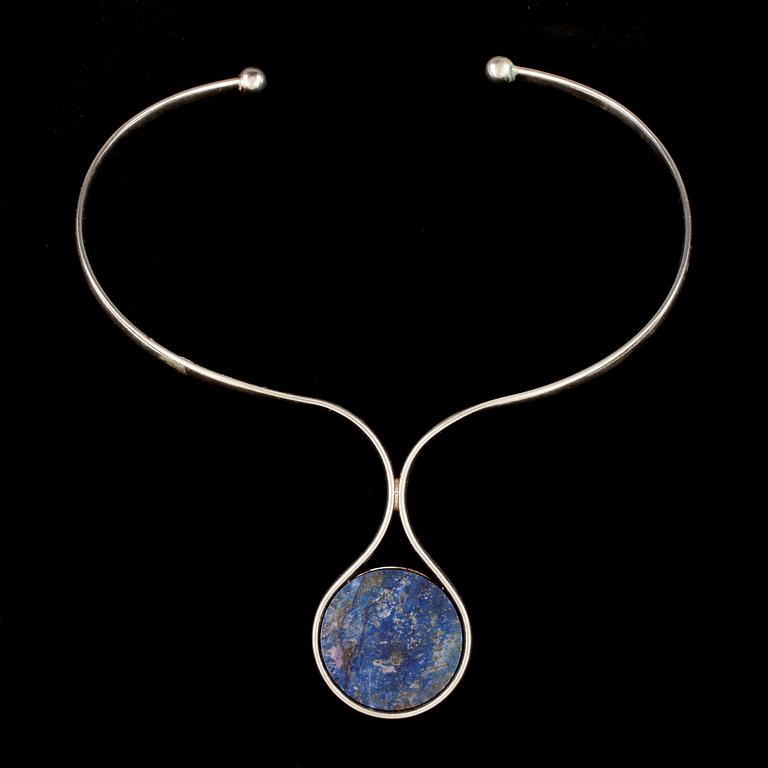 COLLIER, sterlingsilver, Per Dåvik, Alton 1975.