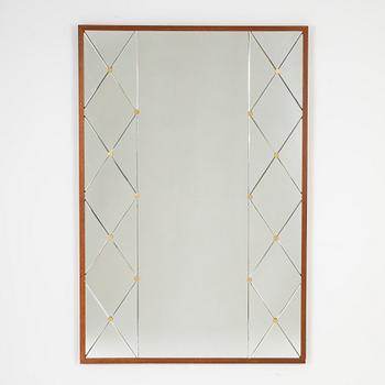 A mirror from the second half of the 20th century, probably AB Glas & Trä, Hovmantorp, Sweden.
