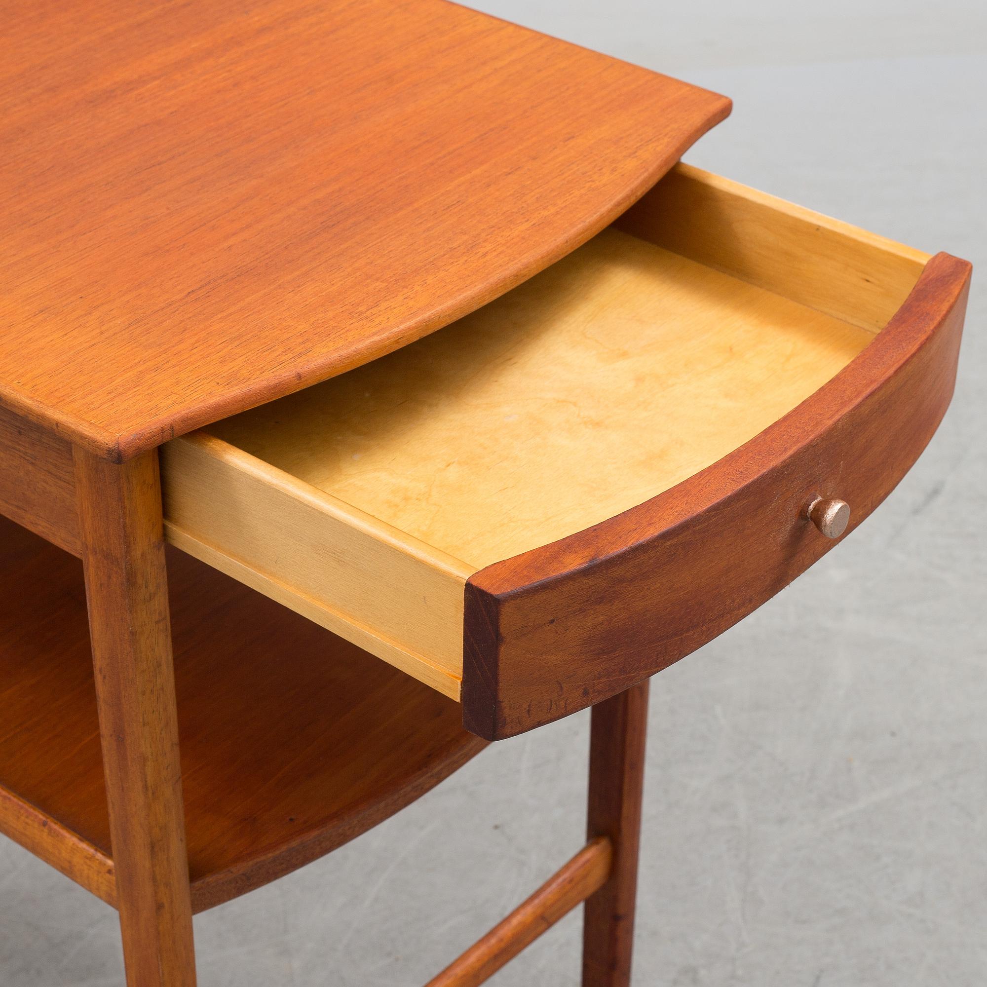 CARL MALMSTEN, sängbord "Birgitta", Bodafors, 1963.