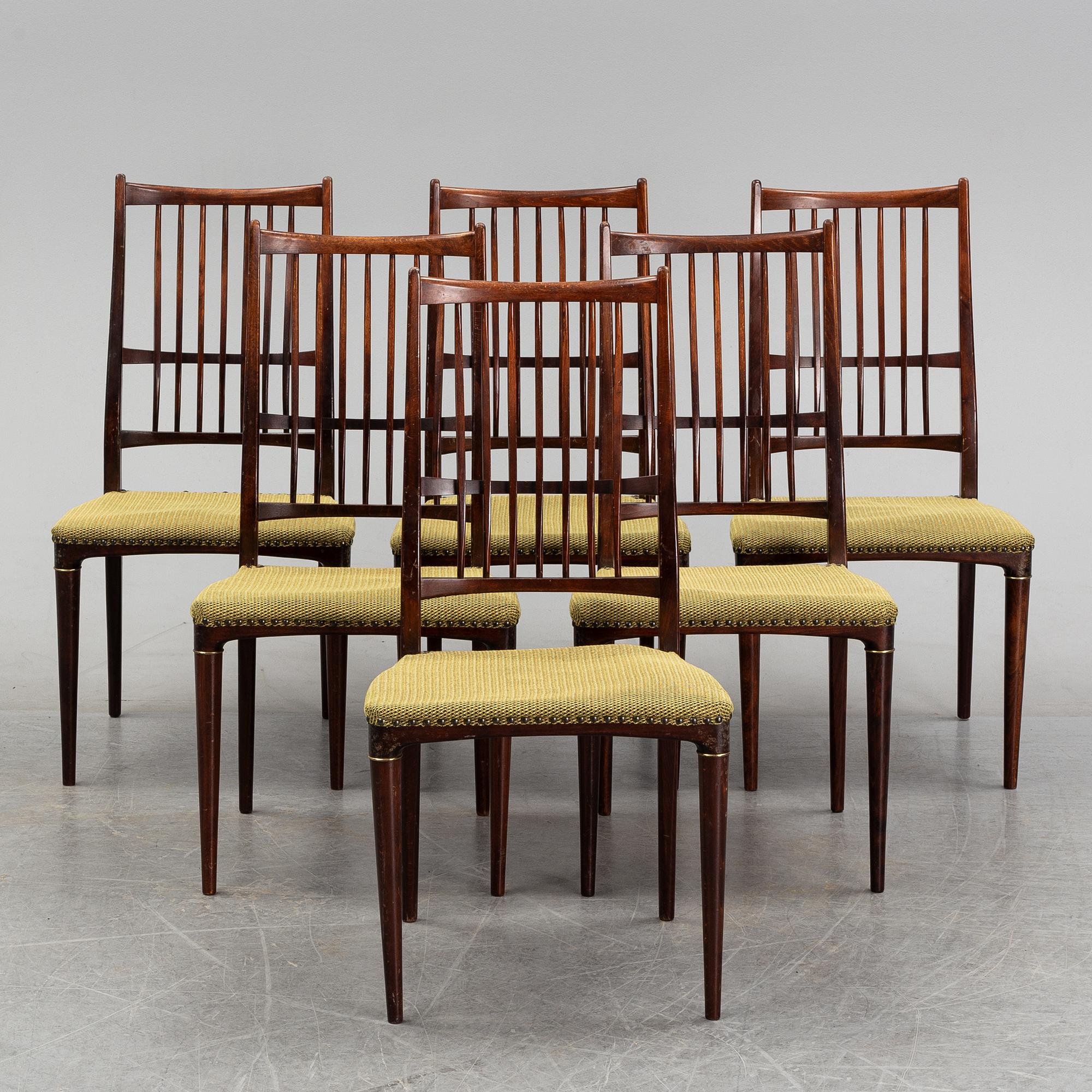 A 7 piece dining group by Svante Skogh, Seffle Möbelfabrik, Säffle, 1950's/60's.