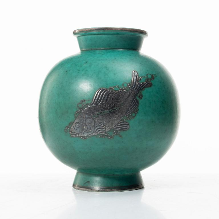Wilhelm Kåge, an 'Argenta' vase, Gustavsberg.