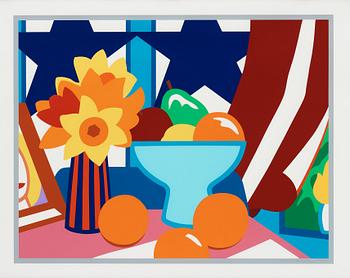 180. Tom Wesselmann, "Still Life with Blowing Curtain (Red)".