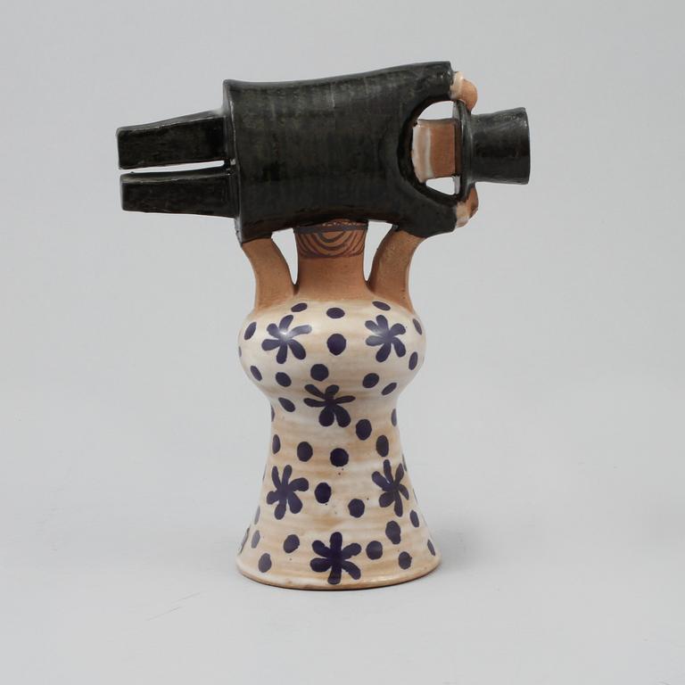 FIGURGRUPP, "Samhällsdebatten", Lisa Larson, Gustavsberg. Formgiven 1968.