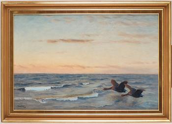 Bruno Liljefors, Sträckande gäss.