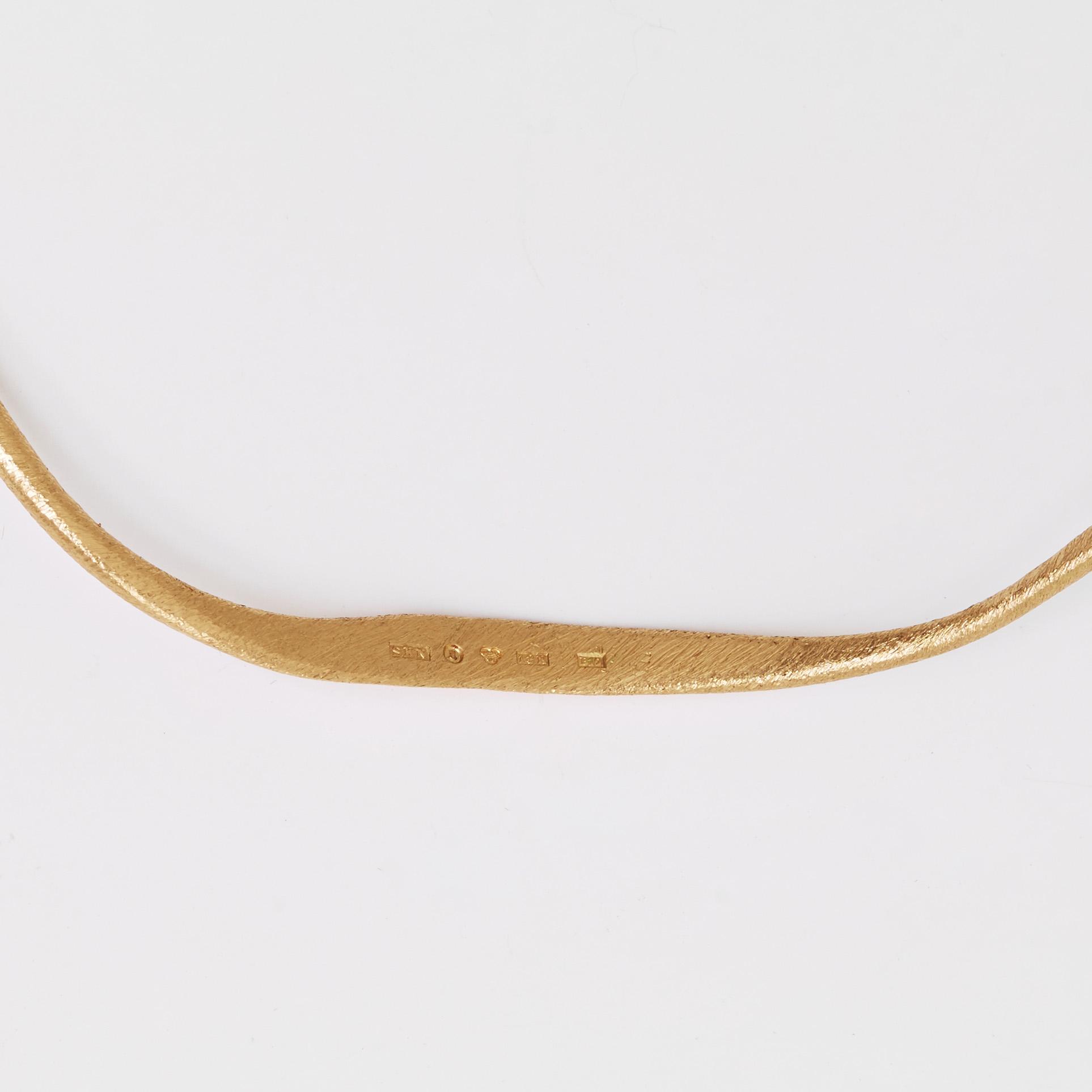 KRISTIAN NILSSON, hängsmycke, Stockholm 1976. 18 K.