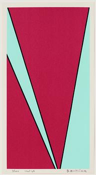Olle Baertling, silkscreen in colours, 1965-68, signed 3/300.