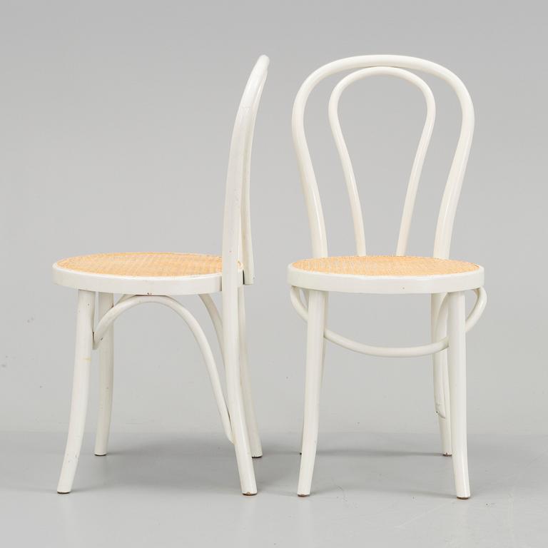 STOLAR, 5 st, Thonet-modell, 1900-talets andra hälft.