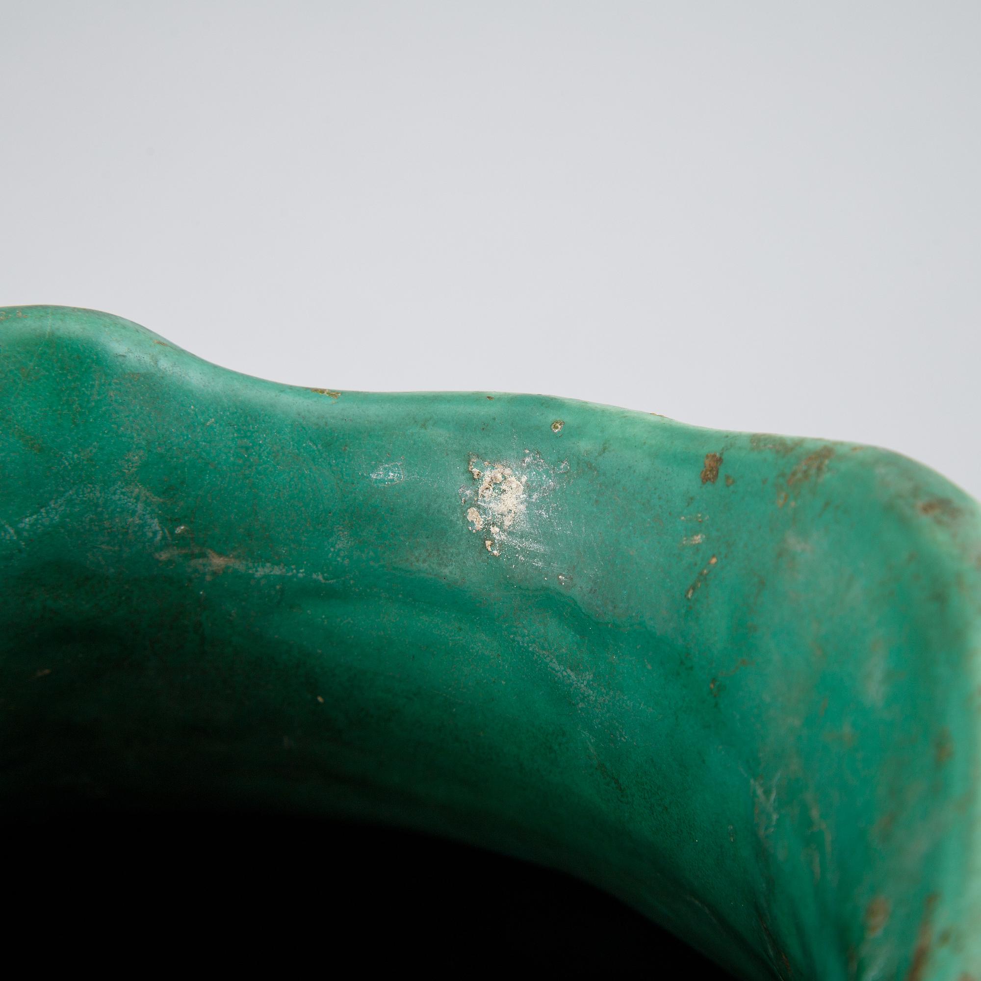 Karl Svensson, a ceramic Art Nouveau vase, Höganäs, early 20th Century.