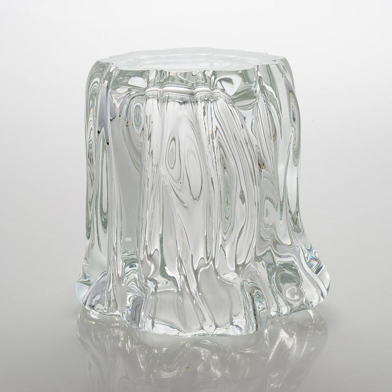 Tapio Wirkkala, maljakko,"Kalvolan kanto", signeerattu Tapio Wirkkala 220/1987.