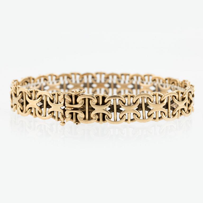 Bracelet, 18K gold, x-link.